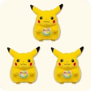 Fat Pikachu Plush 3PCS